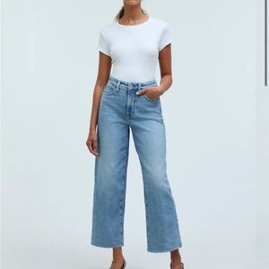 Madewell Perfect Vintage Wide Leg Crop Jean